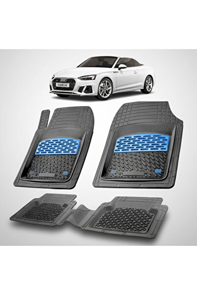 TEAMCAR Συμβατά πατάκια δαπέδου για Audi A5 F5 Cabriolet 2017-2025 |   Μπλε