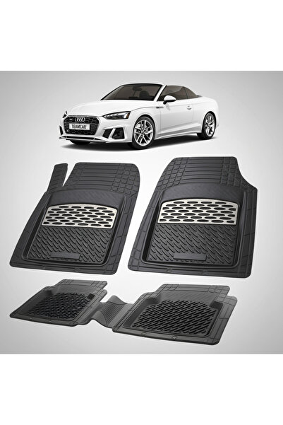 TEAMCAR Συμβατά πατάκια δαπέδου για Audi A5 F5 Cabriolet 2017-2025 |   Ασήμι