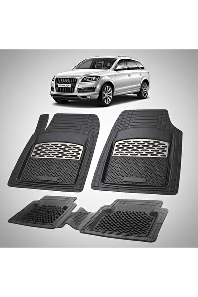 TEAMCAR Συμβατά πατάκια δαπέδου για Audi Q7 4L SUV 2005-2015 |   Ασήμι