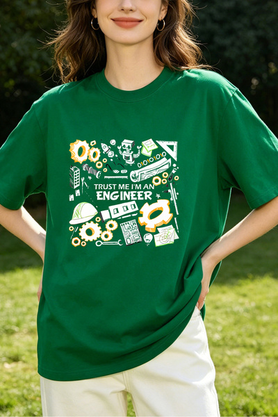 Fleck Womens T Shirts Trust Me Im An Engineer Graphic Print Casual Style