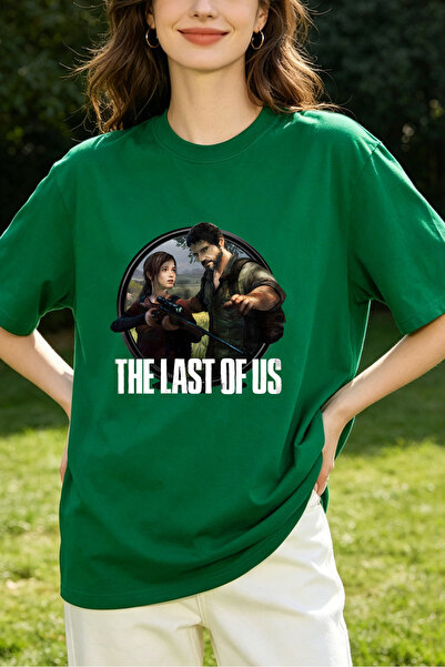 Fleck تي شيرتات نسائية بطباعة جرافيكية من The Last Of Us بأسلوب كاجوال