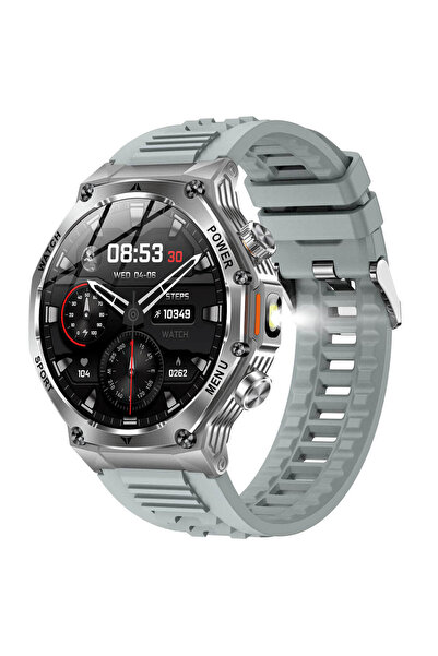 Microwear AK 82 Έξυπνο ρολόι (Γκρι Σιλικόνη)