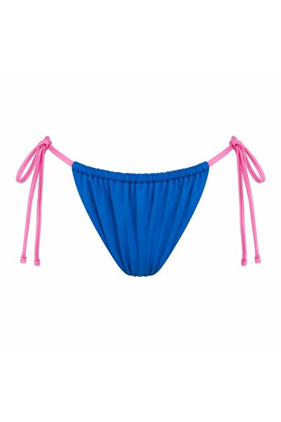 VULEVU Kontrast Biyeli Büzgülü Bikini Altı