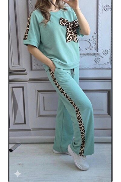 OEM Women's Casual Chic Leopard Suit