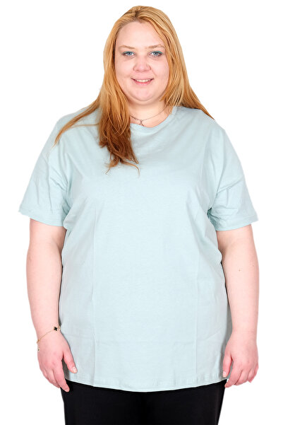 ModeXL Γυναικείο μπλουζάκι Mode XL Real Big Size 100% Βαμβακερό Χτενισμένο Βα...