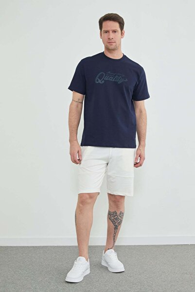 Fulla Moda Pantaloni scurți imprimați cu talie elastică și șnur