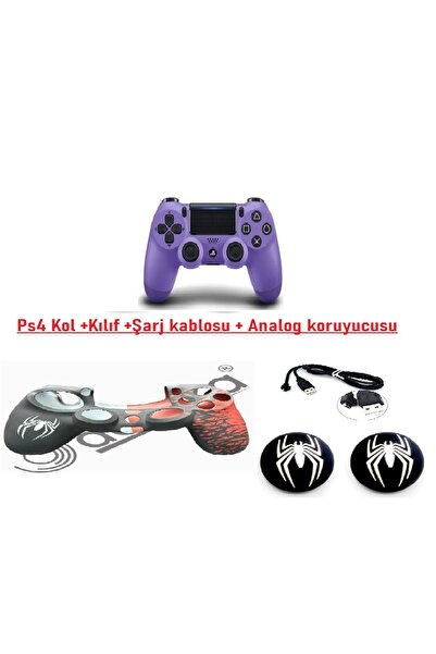 Doreka Ps4 Dualshock Joystick Kol Şarj kablosu Kılıf ve Analog koruyucu