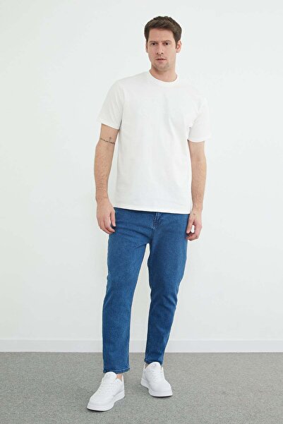 Fulla Moda Blugi boyfriend cu fermoar