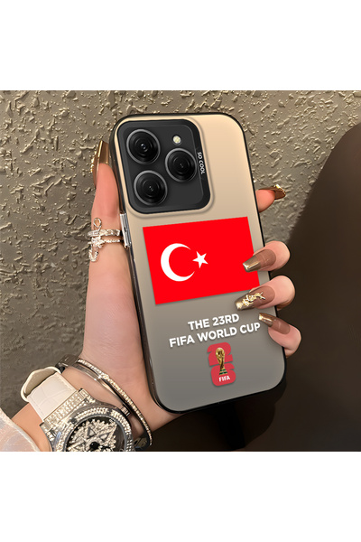 Hontinga Tecno Spark 20 Pro Uyumlu Silikon Kenar Sert Arka Telefon Kılıfı 202...