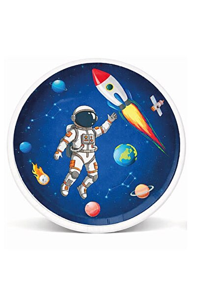 Big Party Χάρτινα πιάτα και ποτήρια με θέμα το διάστημα για 8 άτομα