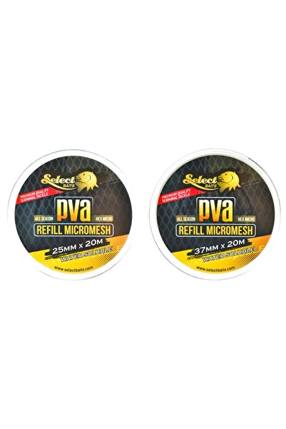 Select Baits PVA Μικροδίχτυ Ανταλλακτικό Απόθεμα 20μ 25χιλ.