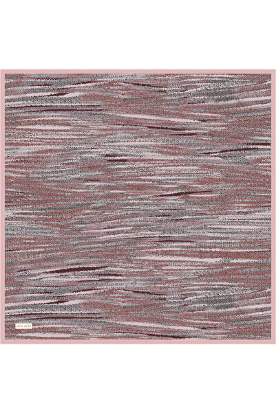 Pierre Cardin Light Pink 90X90 Silk Crepe Satin Scarf