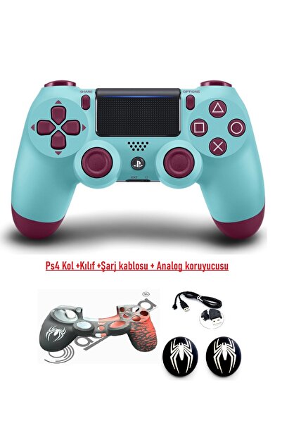 Doreka Ps4 Dualshock Joystick Kol Şarj kablosu Kılıf ve Analog koruyucu