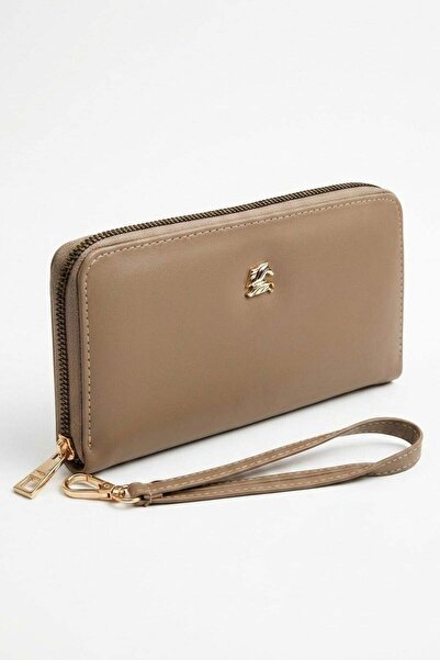 Madmext Γυναικείο πορτοφόλι με λουράκι βιζόν και πολλαπλές θήκες MG2841