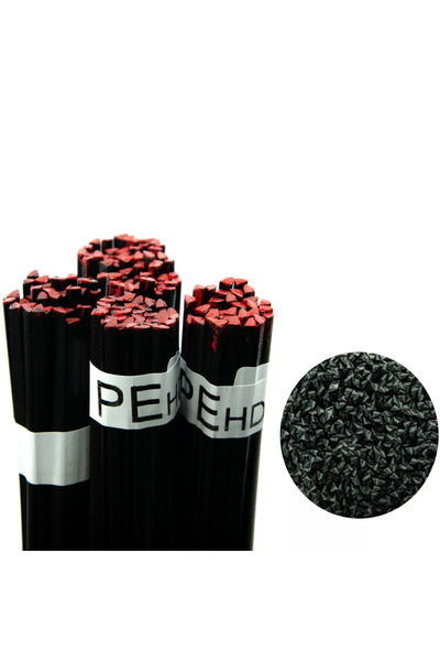 Rosfix Tijă de sudură din plastic PEHD, triunghiulară, 3.5mm – Negru |   100g...