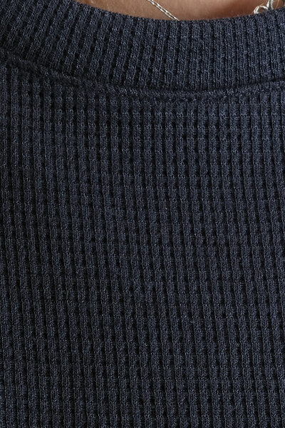 ModeXL Tricou pentru femei Mode XL True Plus Size, cu textură tip vafe, 20033...