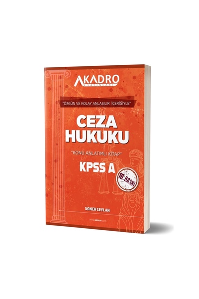 A Kadro Yayınları Ceza Hukuku 10.Baskı