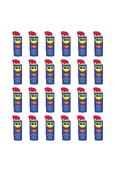 WD-40 Çok Amaçlı Yağlayıcı ve Pas Sökücü Sprey 350 ml. - 24'lü Paket (Smart S...