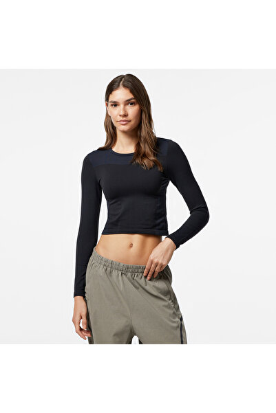 Under Armour Vanish Elite Seamless Ls Kadın Siyah T-Shirt