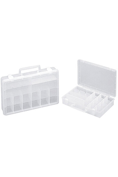 MEIHO Cutie Feeder 1800 Compartment Case Clear Clear