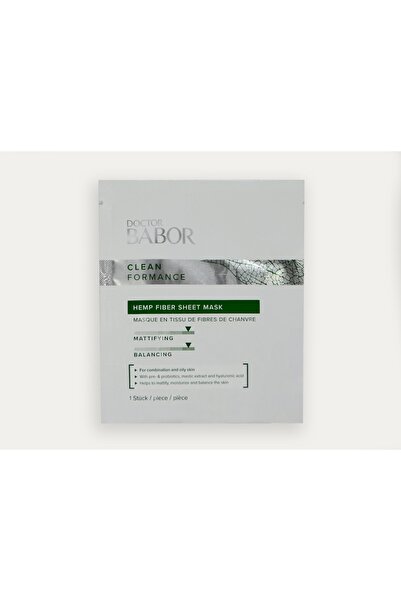 BABOR Clean Formance: Mască facială din fibre de cânepă