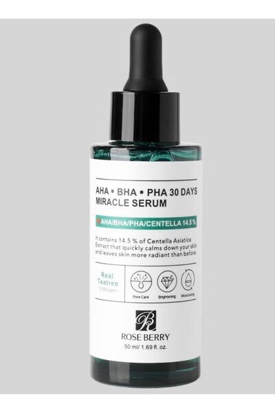 ROSE BERRYY Roseberrys Miracle Serum 30 Days Aha • Bha • Pha