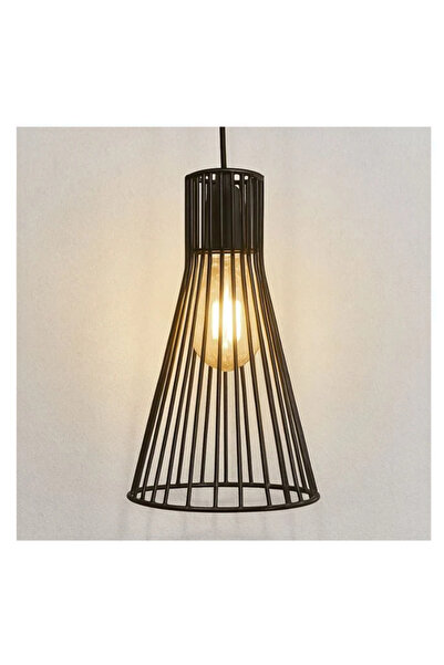 JMB Black Conical Metal Lampshade for Chandelier 18x7x31cm