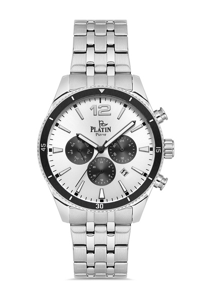 Platin Pierre Men's Wristwatch Sa-Pl-1205Ga-A1