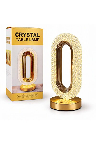JML1 Lampă LED decorativă 26 x 12 x 10 cm Ovală cu Suport și Control Tactil, ...