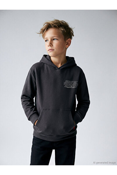 LC Waikiki Hooded Boys' Thick Sweatshirt