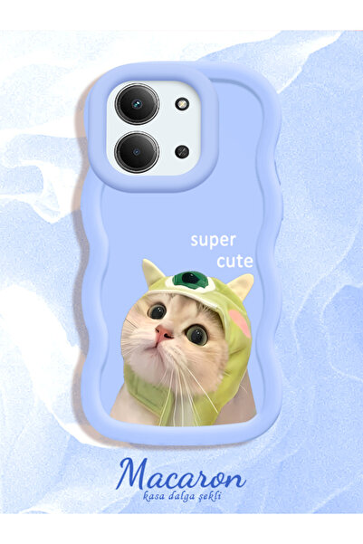 CASEVIBE Xiaomi Redmi 15C 5G Uyumlu Şirin kedi desenli, kaliteli ve dayanıklı...