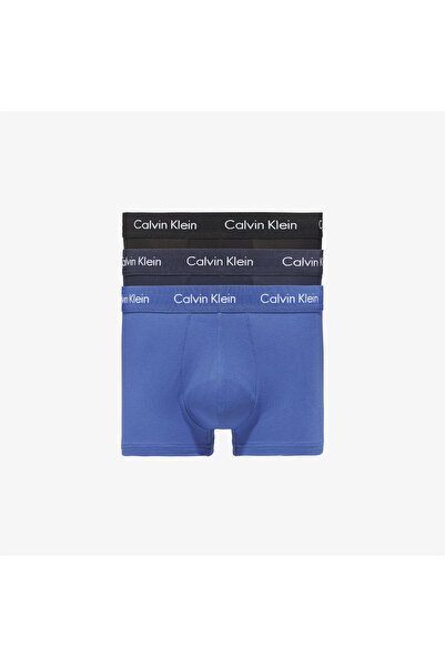 Calvin Klein بوكسر بشريط مطاطي 4ku بشعار العلامة التجارية للرجال مناسب للاستخ...