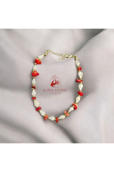 AURA STONE Aurastone Natural Stone Anklet