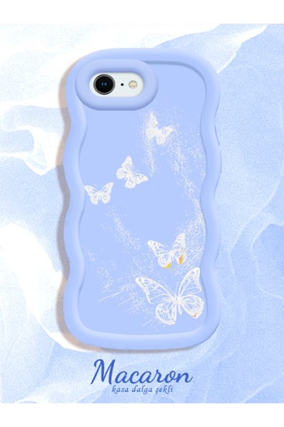 CASEVIBE iPhone 6 Plus/6S Plus Uyumlu Kelebekli, darbeye dayanıklı silikon kılıf