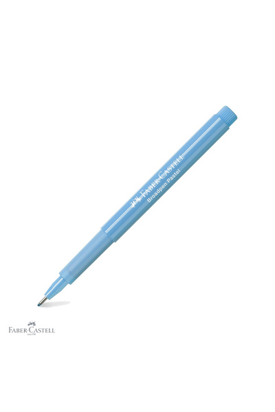 Faber Castell Faber-Castell Broadpen Liner 1554, 0.8 mm tip, pastel blue colo...