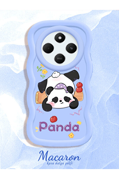 CASEVIBE Xiaomi Redmi 14C 4G/5G Uyumlu Sevimli komik panda popolu, darbeye da...