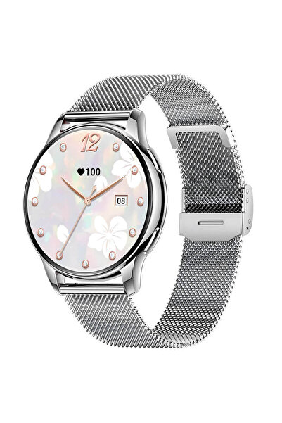 Microwear Y 11 Έξυπνο ρολόι με παρακολούθηση καρδιακών παλμών (Ασημί ατσάλι)