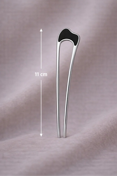 YOYYO Κλιπ μαλλιών 11 εκ. Γαλλικού μοντέλου, με λεπτομέρεια από οστό, δυνατό ...