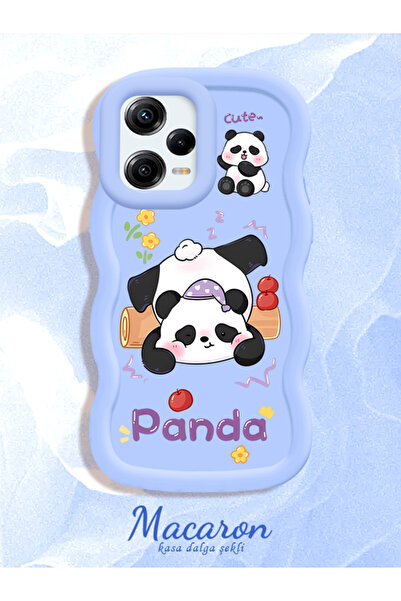 CASEVIBE Xiaomi Redmi Note 12 Pro 5G Uyumlu Sevimli komik panda popolu, darbe...
