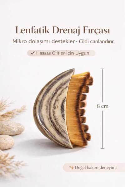 Pastelya LENF DRENAJ ve YÜZ ŞEKİLLENDİRME FIRÇASI - 8 CM -