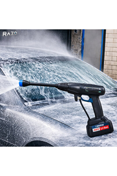 Razo Φορητό πιστόλι πλύσης με πίεση, Ισχυρός υδροβολέας, Λειτουργία αφρού, Επ...