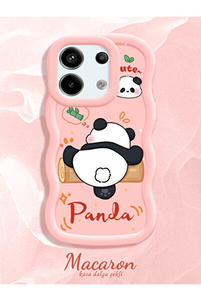 CASEVIBE Xiaomi Redmi Note 13 Pro 5G Uyumlu Sevimli komik panda popolu, darbe...