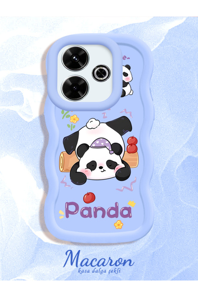 CASEVIBE Xiaomi Redmi 13/13X Uyumlu Sevimli komik panda popolu, darbeye dayan...