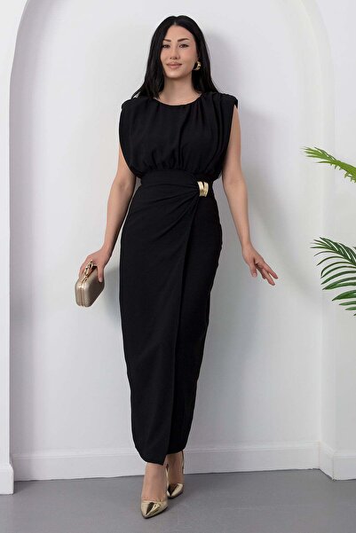 PULLIMM Φόρεμα με πόρπη στο λαιμό GRS3926