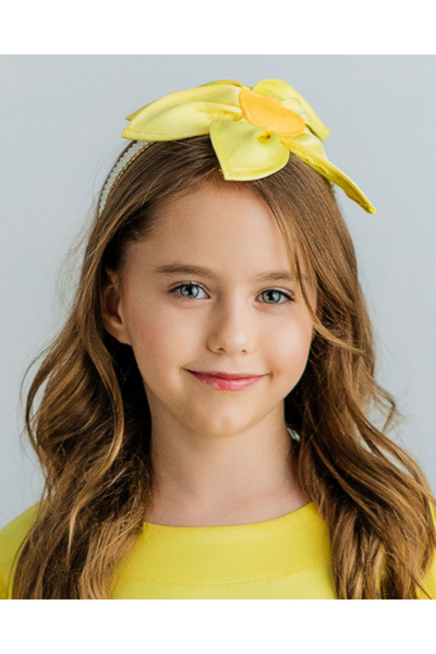 fustite cu luminite Υπέροχη Κίτρινη Ζώνη με Λουλούδια