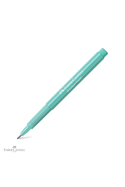 Faber Castell Faber-Castell Broadpen 1544 Pastel Turquoise Liner, vârf metali...