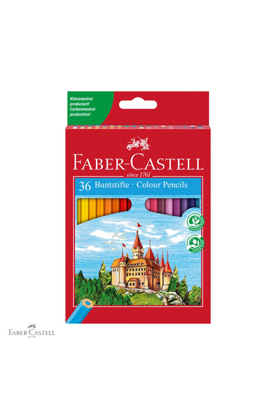 Faber Castell Set de 36 de creioane colorate hexagonale Faber-Castell, culori...