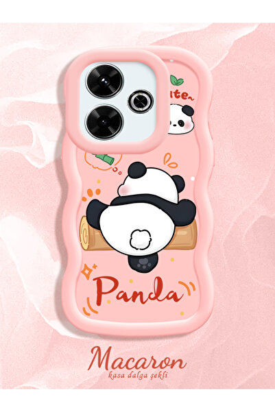 CASEVIBE Xiaomi Redmi 13/13X Uyumlu Sevimli komik panda popolu, darbeye dayan...