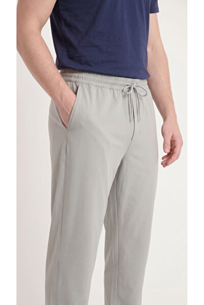 Lume Erkek Gri Baggy Oversize Bol Kesim Paraşüt Pantolon