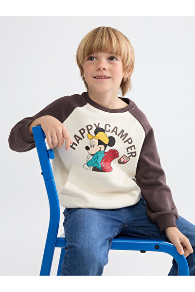 LC Waikiki Hanorac gros pentru băieți cu imprimeu Mickey Mouse